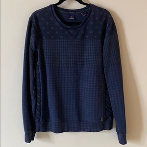 Scotch & Soda Blue Dots/Houndstooth Sweater